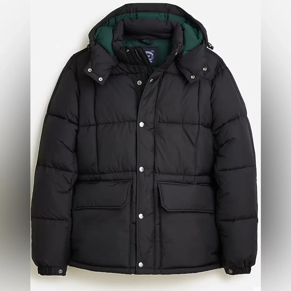 New JCrew Nordic quilted puffer jacket with PrimaLoft